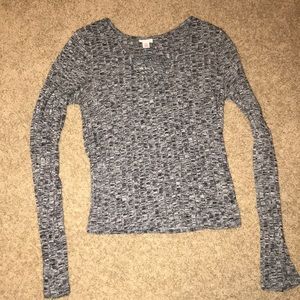 criss cross front long sleeve